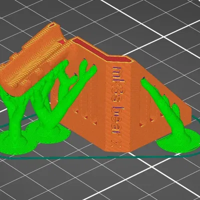 Giá đỡ dây motor X cho nâng cấp Prusa MK3S+ Bear