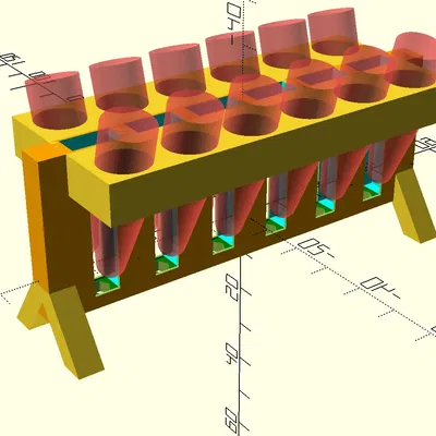 Giá đỡ từ tính mở cho ống ly tâm 1.5mL/200μl