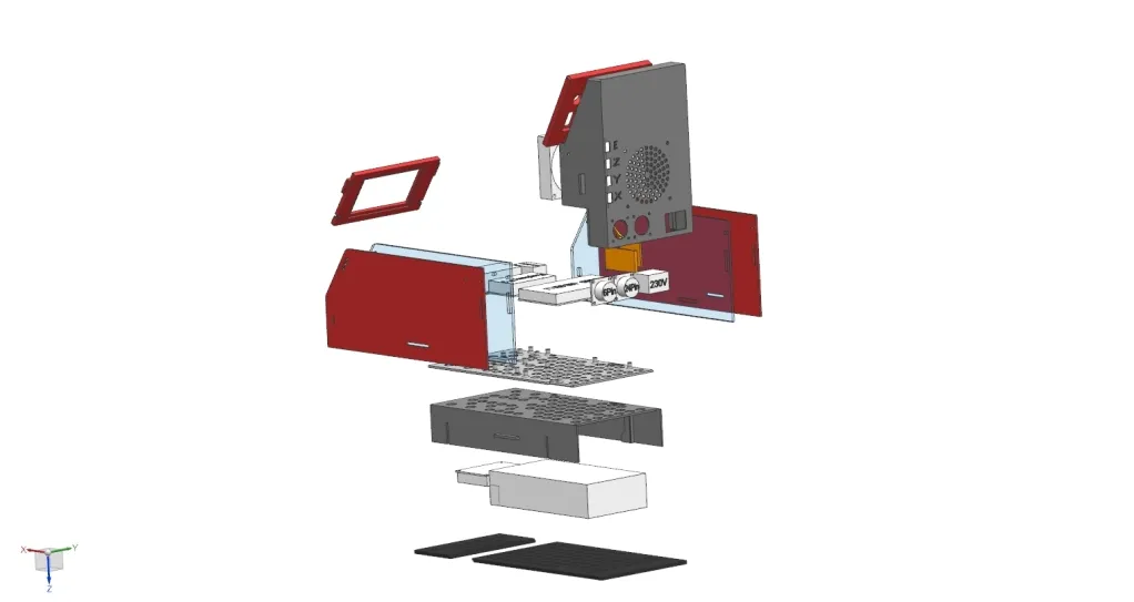 Hộp tái chế cho máy in 3D Tevo Black Widow - Image 17