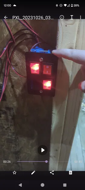 Nắp đậy ổ cắm điện Rocker Switch KCD2 cho hộp điện Mỹ - Image 1