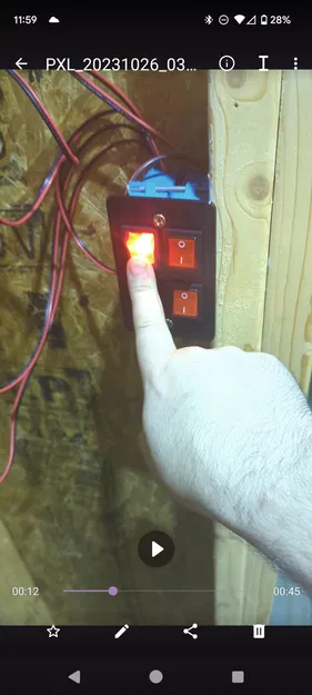 Nắp đậy ổ cắm điện Rocker Switch KCD2 cho hộp điện Mỹ - Image 2