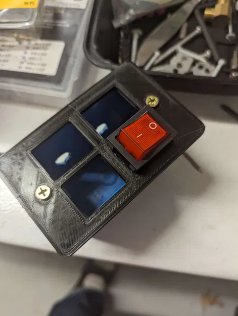 Nắp đậy ổ cắm điện Rocker Switch KCD2 cho hộp điện Mỹ - Image 3