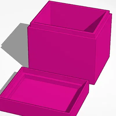 Hộp đơn giản để in 3D và tùy chỉnh