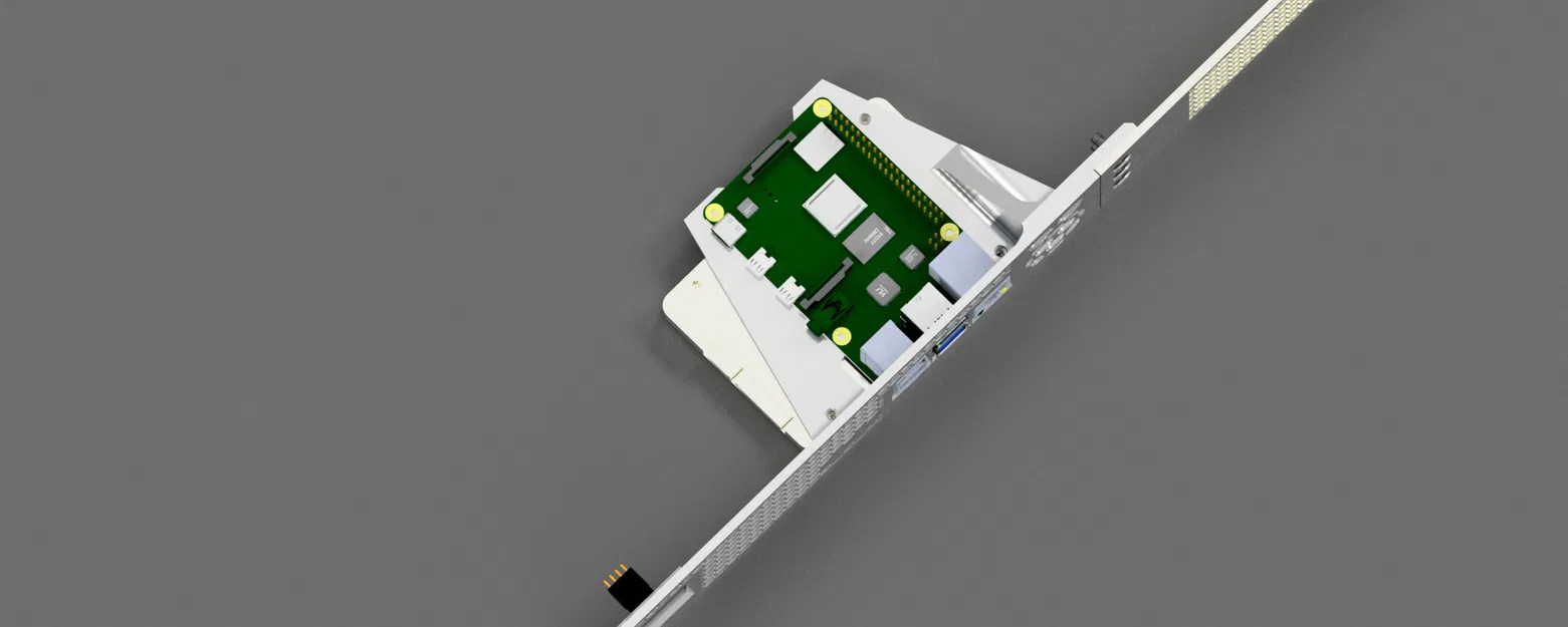 Giá đỡ 19 inch cho Raspberry Pi với màn hình OLED 1.3 inch - Image 5