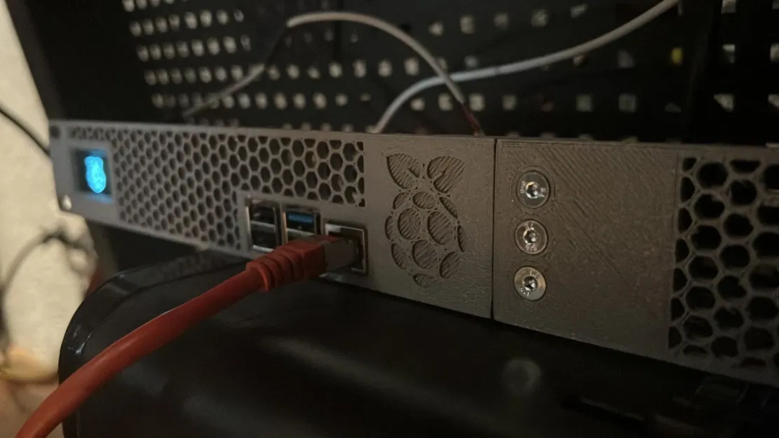 Giá đỡ 19 inch cho Raspberry Pi với màn hình OLED 1.3 inch - Image 6