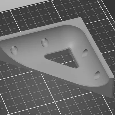 Giá đỡ góc cho bàn in gỗ chắc chắn