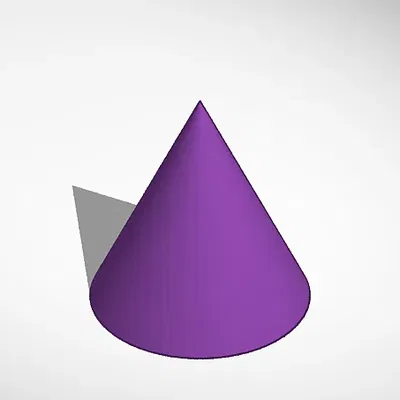 Chóp hình nón đơn giản cho máy in 3D Rhino