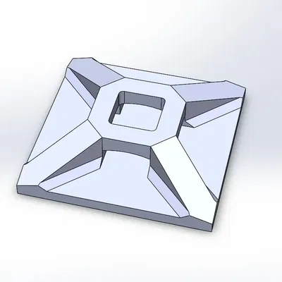 Đế dây buộc cáp Serflex kích thước 20mm x 5mm