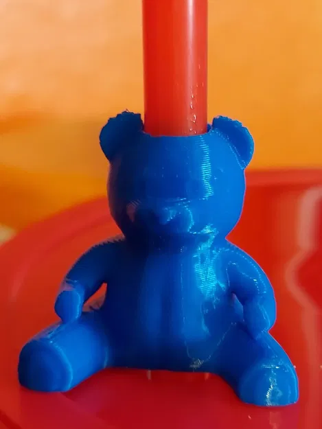 Nắp ống hút hình gấu dễ thương - Image 1