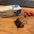 Kẹp cuộn filament từ kẹp binder 19mm - Thumbnail 1
