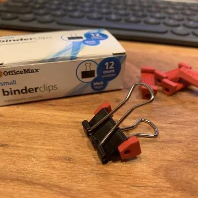 Kẹp cuộn filament từ kẹp binder 19mm