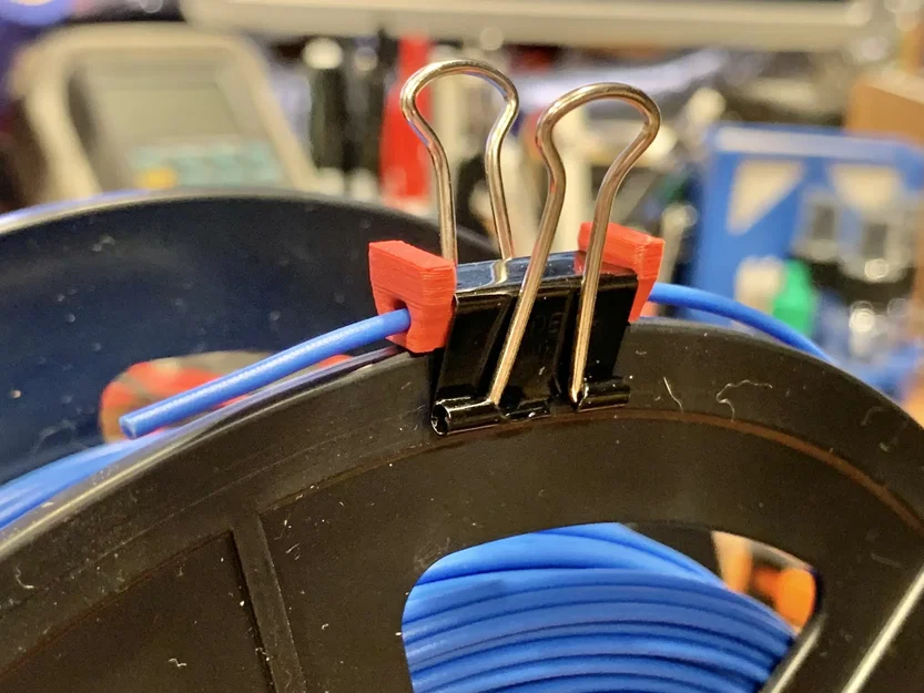 Kẹp cuộn filament từ kẹp binder 19mm - Image 2
