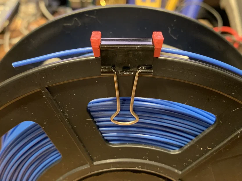 Kẹp cuộn filament từ kẹp binder 19mm - Image 4