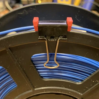 Kẹp cuộn filament từ kẹp binder 19mm
