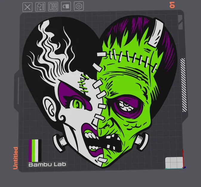 Cặp đôi Frank và cô dâu trong không khí Halloween - Image 3