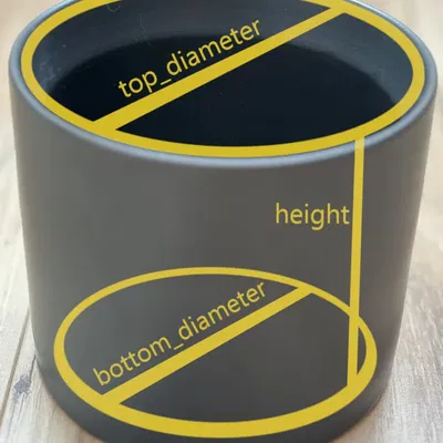 Lớp lót chậu cây tùy chỉnh cho LECA hoặc bán thủy canh