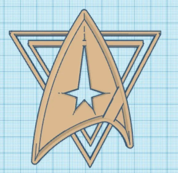 Biểu tượng sao David kết hợp với biểu tượng Star Trek - Image 2