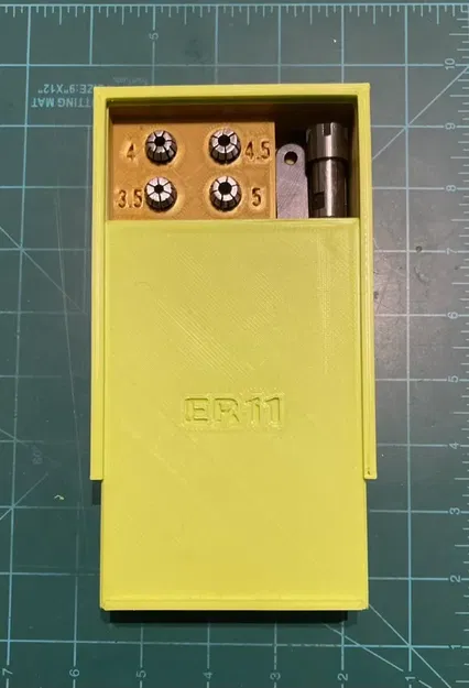 Hộp đựng collet ER11 với nắp trượt - Image 2