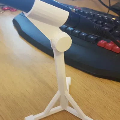 Giá đỡ micro SM57 in 3D với góc nghiêng 15°