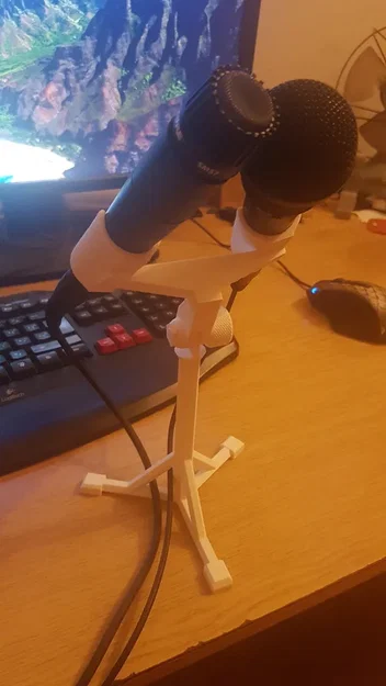 Giá đỡ micro SM57 in 3D với góc nghiêng 15° - Image 3