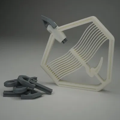 Mô hình cung 3D đa năng với mũi tên tùy chỉnh in tại chỗ