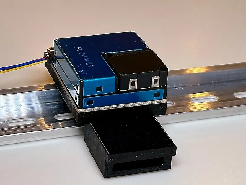 Một giá đỡ Din Rail cho bảng mạch phân tách chất lượng không khí Adafruit PMSA003I - Image 3