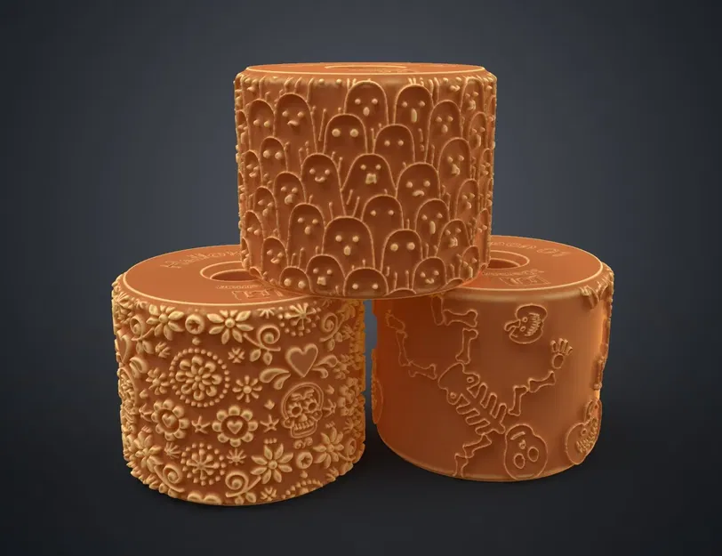 Con lăn stamp Halloween đáng yêu cho làm bánh và thủ công - Image 1