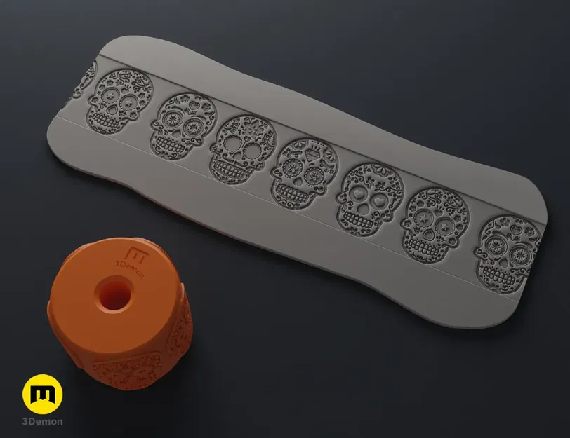 Bánh quy Halloween với bộ con lăn và con dấu trang trí - Image 9