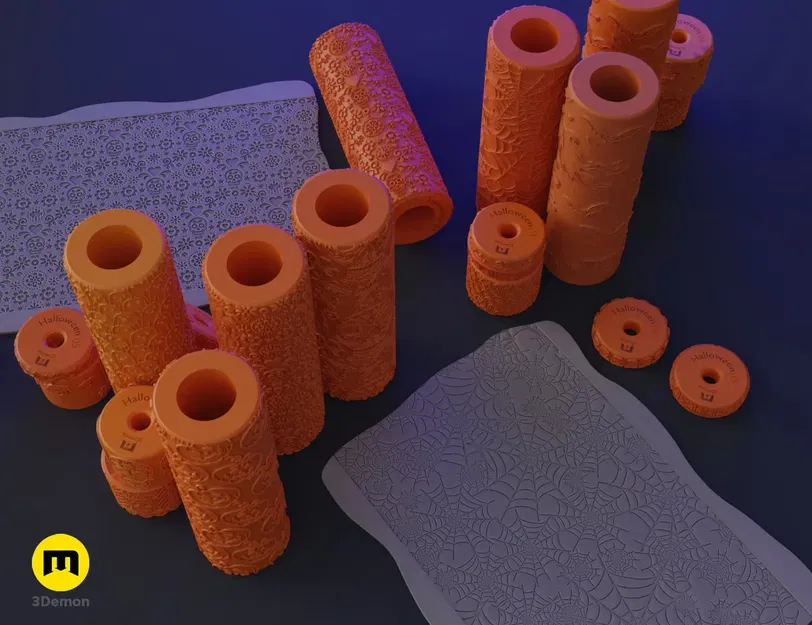 Bánh quy Halloween với bộ con lăn và con dấu trang trí - Image 13