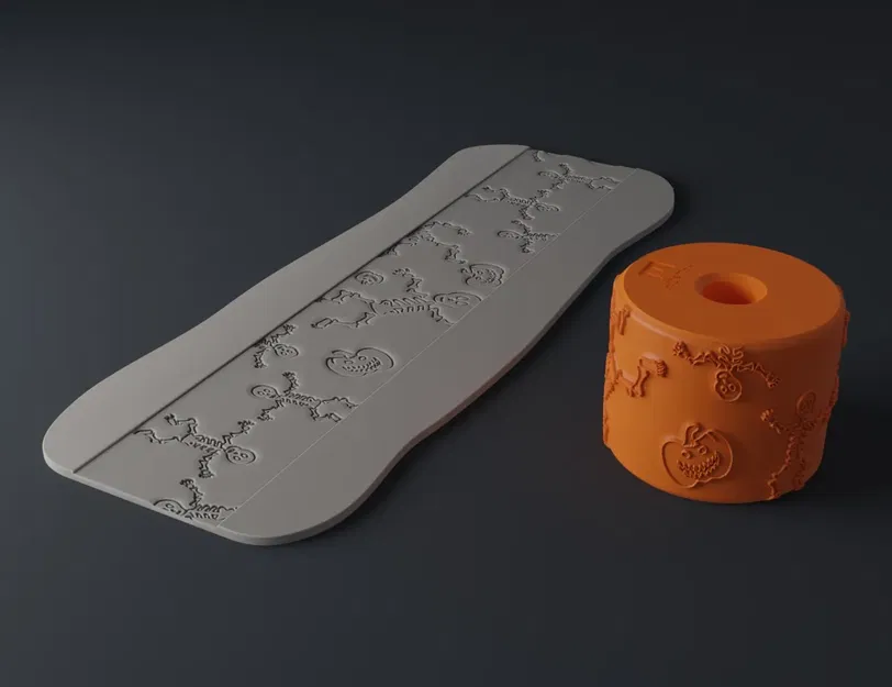 Con lăn stamp Halloween đáng yêu cho làm bánh và thủ công - Image 6