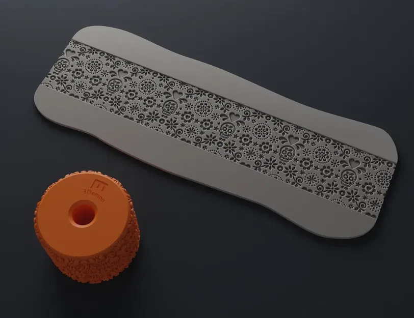 Con lăn stamp Halloween đáng yêu cho làm bánh và thủ công - Image 11