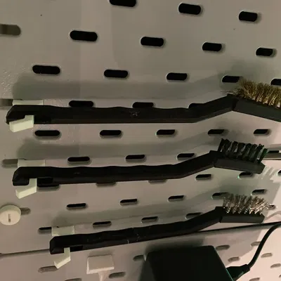 Móc bàn chải thép Skadis cho tường Skadis