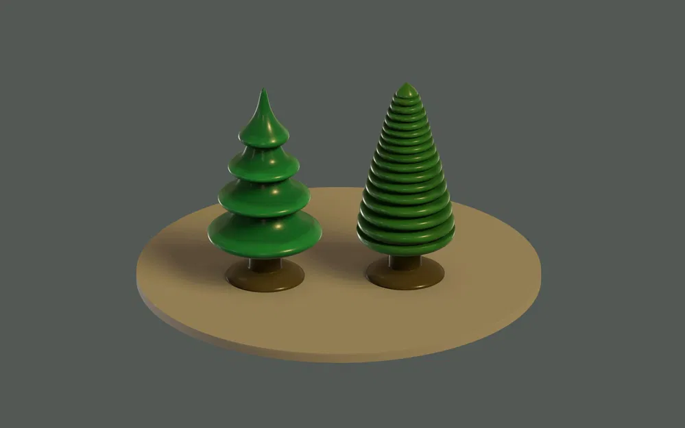 Cây thông Giáng sinh trang trí cho trò chơi mini - Image 1