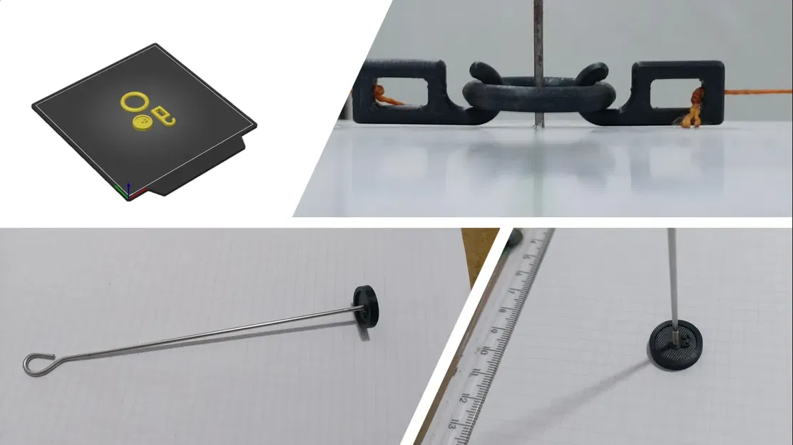 Giá đỡ gancho và anel cho thực hành Mesa de Forças - Image 3