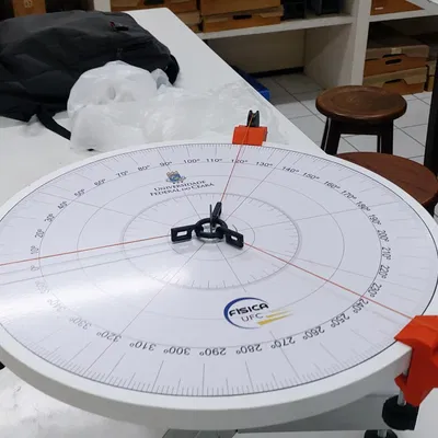 Giá đỡ gancho và anel cho thực hành Mesa de Forças