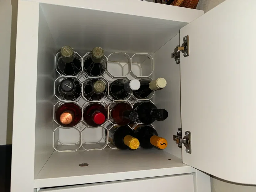 Giá để rượu cho kệ Ikea Kallax - Image 1