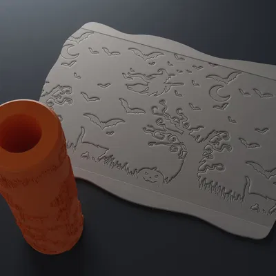 Bánh quy Halloween với con lăn tạo hình độc đáo