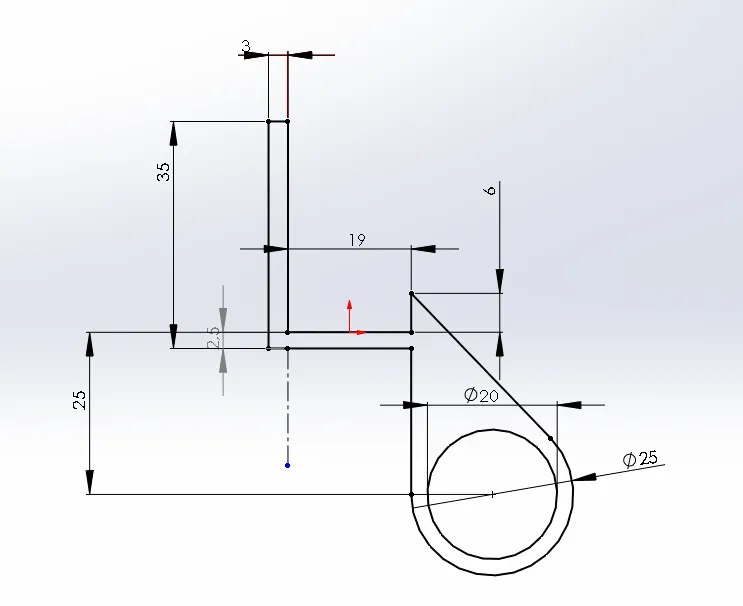 Tay nắm cửa tủ cho cửa dày 12 mm - 20 mm - Image 4