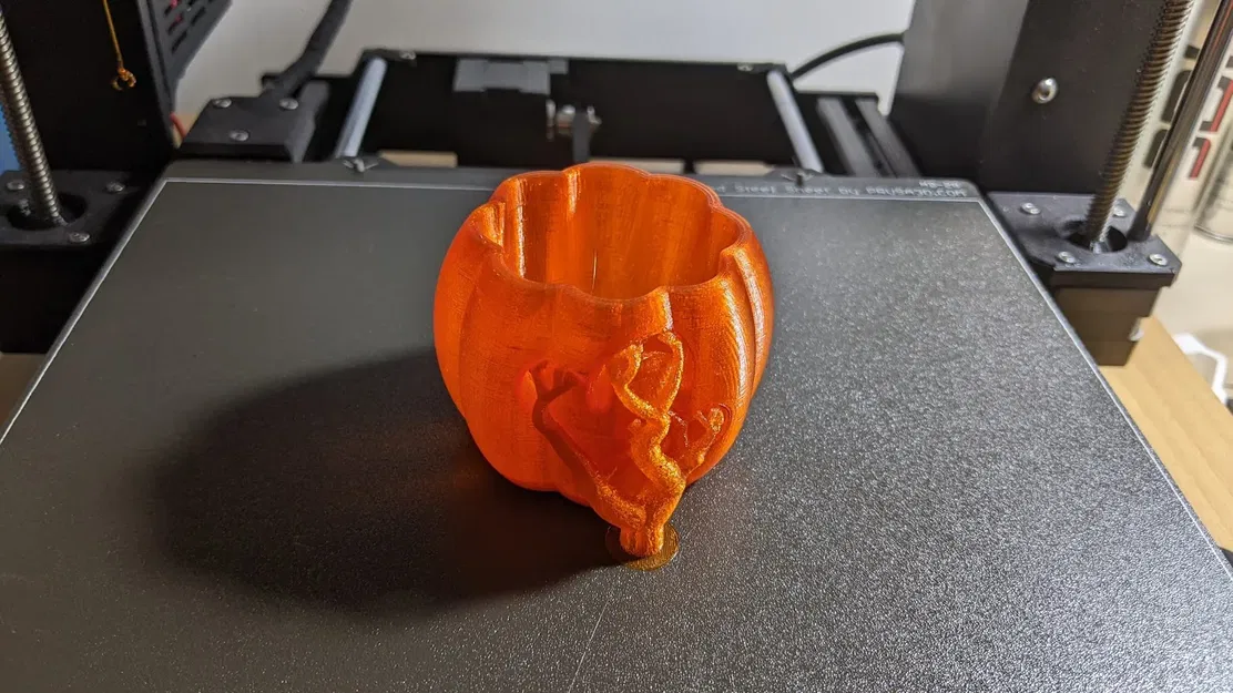 Đèn nến bí ngô Halloween hình trái tim - Image 4