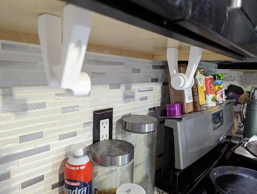 Giá đỡ cuộn giấy ăn tiêu chuẩn treo dưới tủ bếp - Image 3