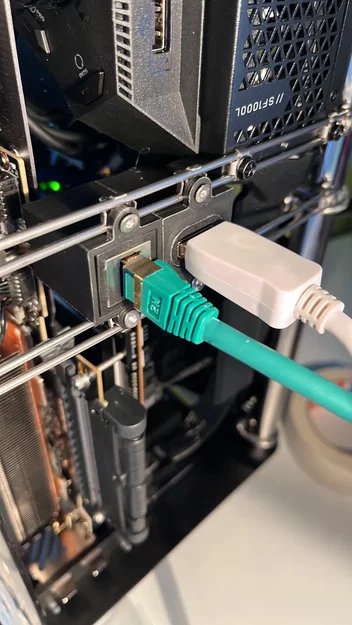 Giá đỡ cáp mở rộng DA6 Mini-ITX cho mạng và DP - Image 1