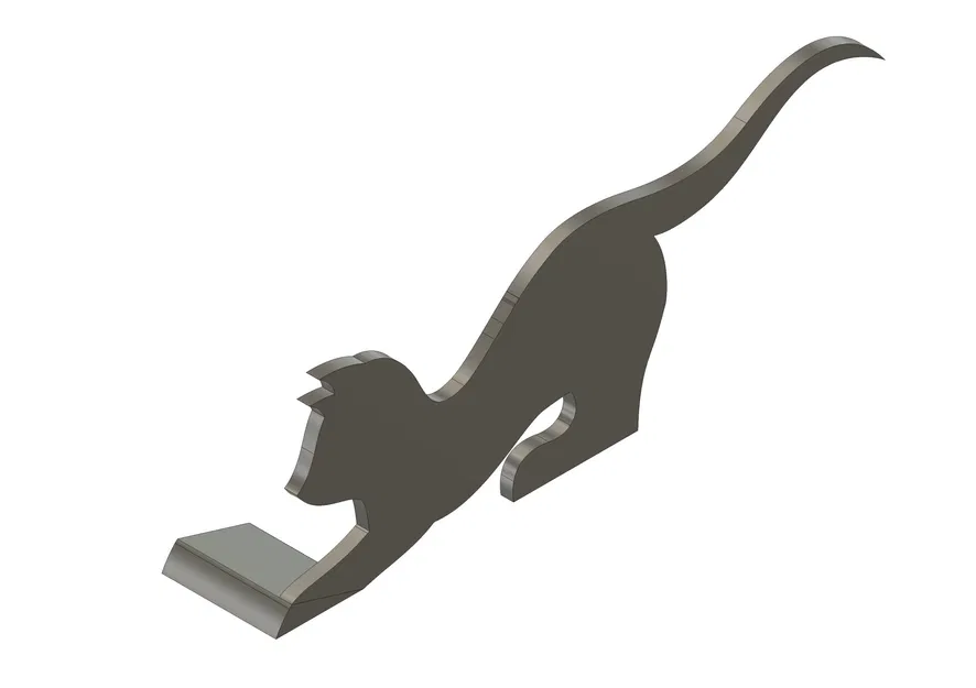 Giá đỡ cửa bằng nhựa hình mèo dễ thương cho ngôi nhà - Image 2