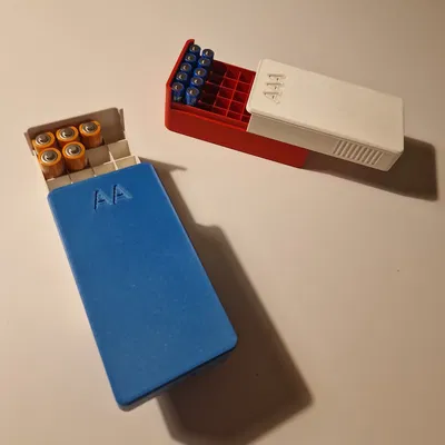 Hộp đựng pin cho pin AA và AAA với nắp trượt