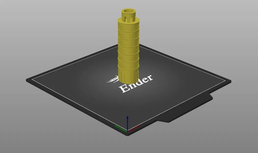 Tháp nghiêng Pisa mô hình in dễ dàng - Image 1