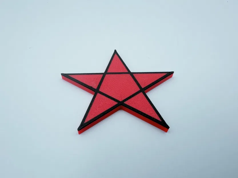 Nam châm tủ lạnh hình ngôi sao năm cánh 5x2mm - Image 1