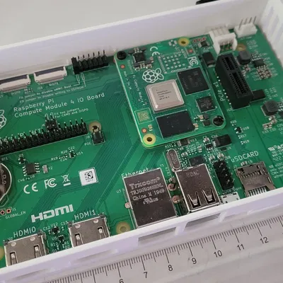 Vỏ case cho Raspberry Pi 4 Compute Module và I/O Board