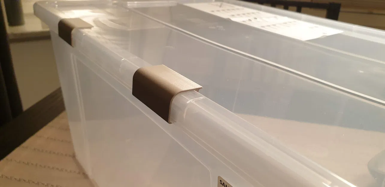 Cặp kẹp nắp cho hộp IKEA Samla kích thước 5/11/22L & 45/65L - Image 2