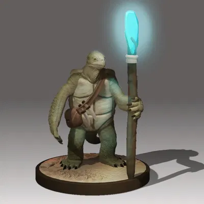 Nhân vật phù thủy Tortle trong Dungeons & Dragons