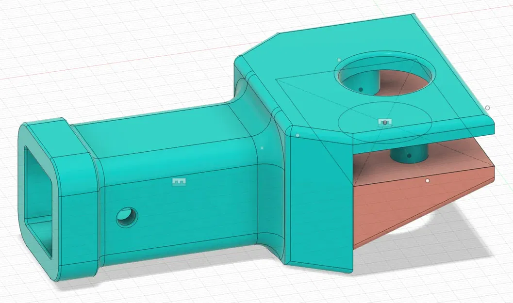 Giá đỡ trung tâm cho máy in Tronxy X5SA-500 Pro - Image 1