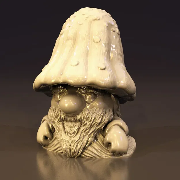 Nhân vật nấm nhỏ Shroomlet in resin - Image 1